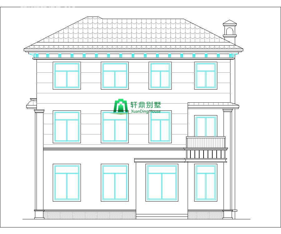 新中式三層自建別墅設(shè)計(jì)施工圖09.jpg 新中式三層自建別墅設(shè)計(jì)施工圖09.jpg