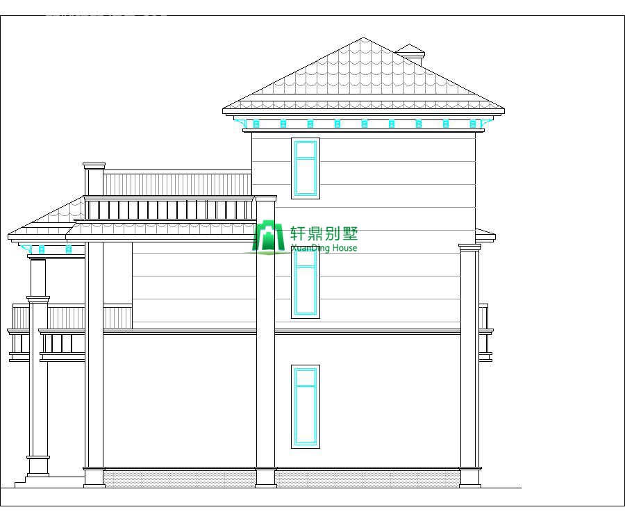 新中式三層自建別墅設(shè)計(jì)施工圖11.jpg 新中式三層自建別墅設(shè)計(jì)施工圖11.jpg