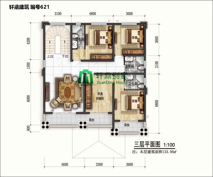 高端歐式四層自建別墅設計圖13.jpg 高端歐式四層自建別墅設計圖13.jpg