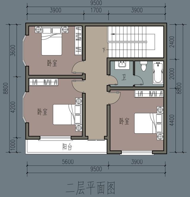 兩層的農村別墅 兩層的農村別墅