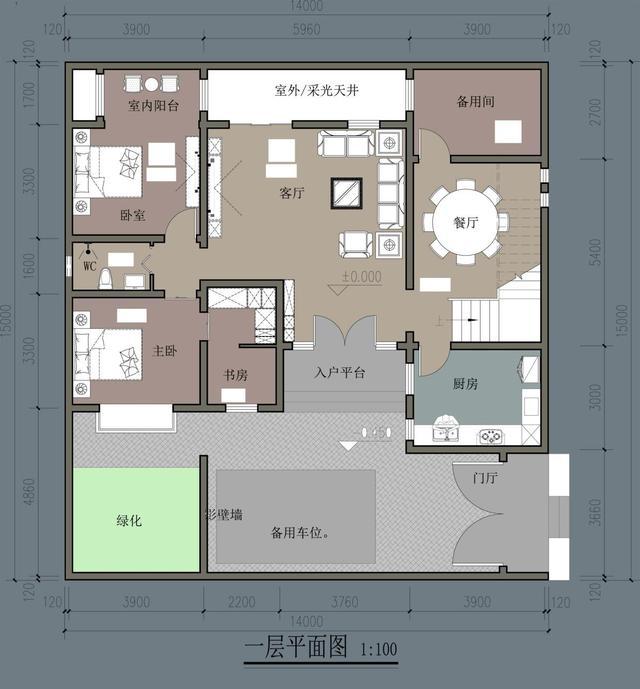 農村自建兩層平頂庭院 農村自建兩層平頂庭院