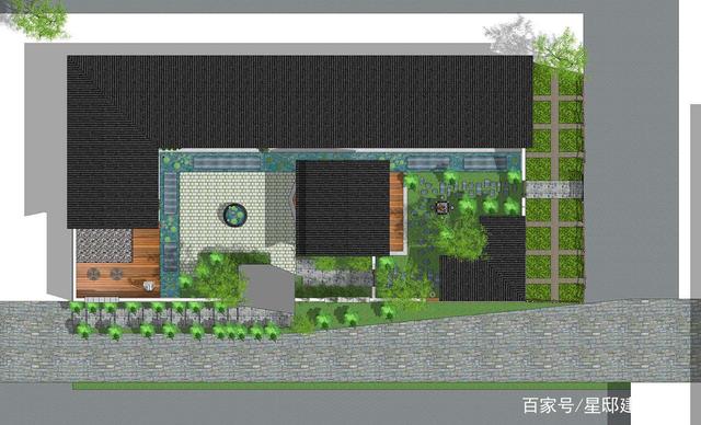 中式四合院別墅設計 中式四合院別墅設計