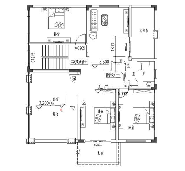 新中式兩層別墅 新中式兩層別墅