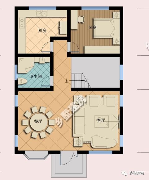 8X12米的農村自建房屋 8X12米的農村自建房屋