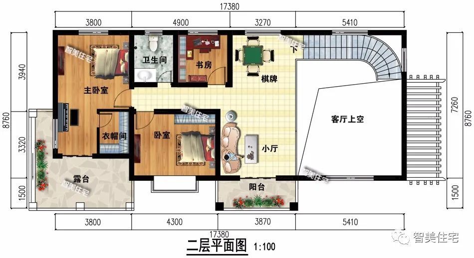 帶有大廳設計的鄉村別墅 帶有大廳設計的鄉村別墅