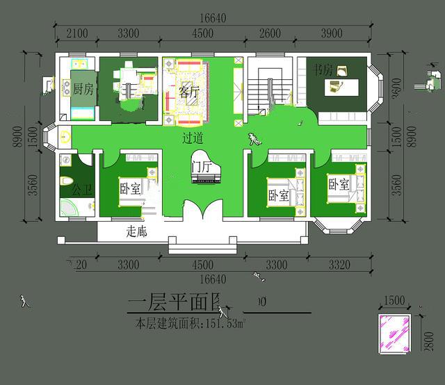 農村一層平房別墅設計 農村一層平房別墅設計