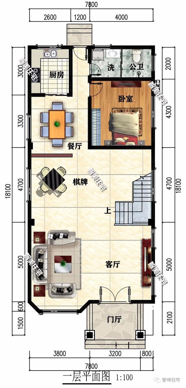 平頂的鄉村別墅 平頂的鄉村別墅