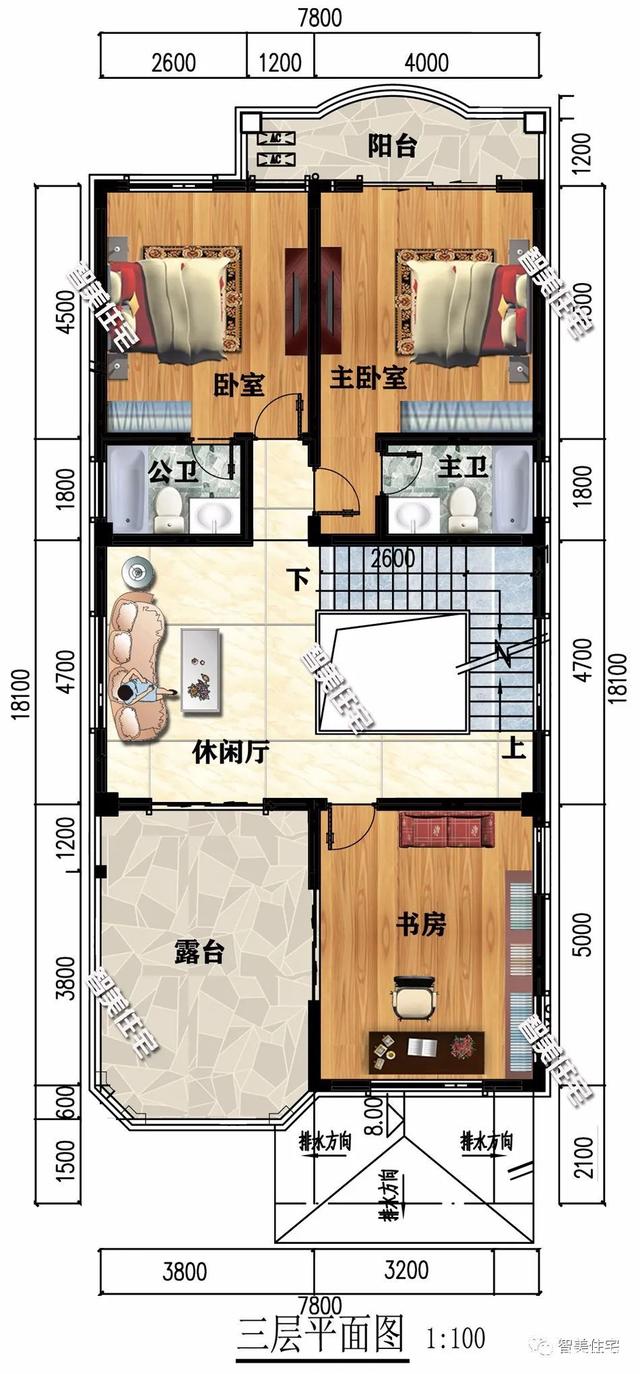 平頂的鄉村別墅 平頂的鄉村別墅