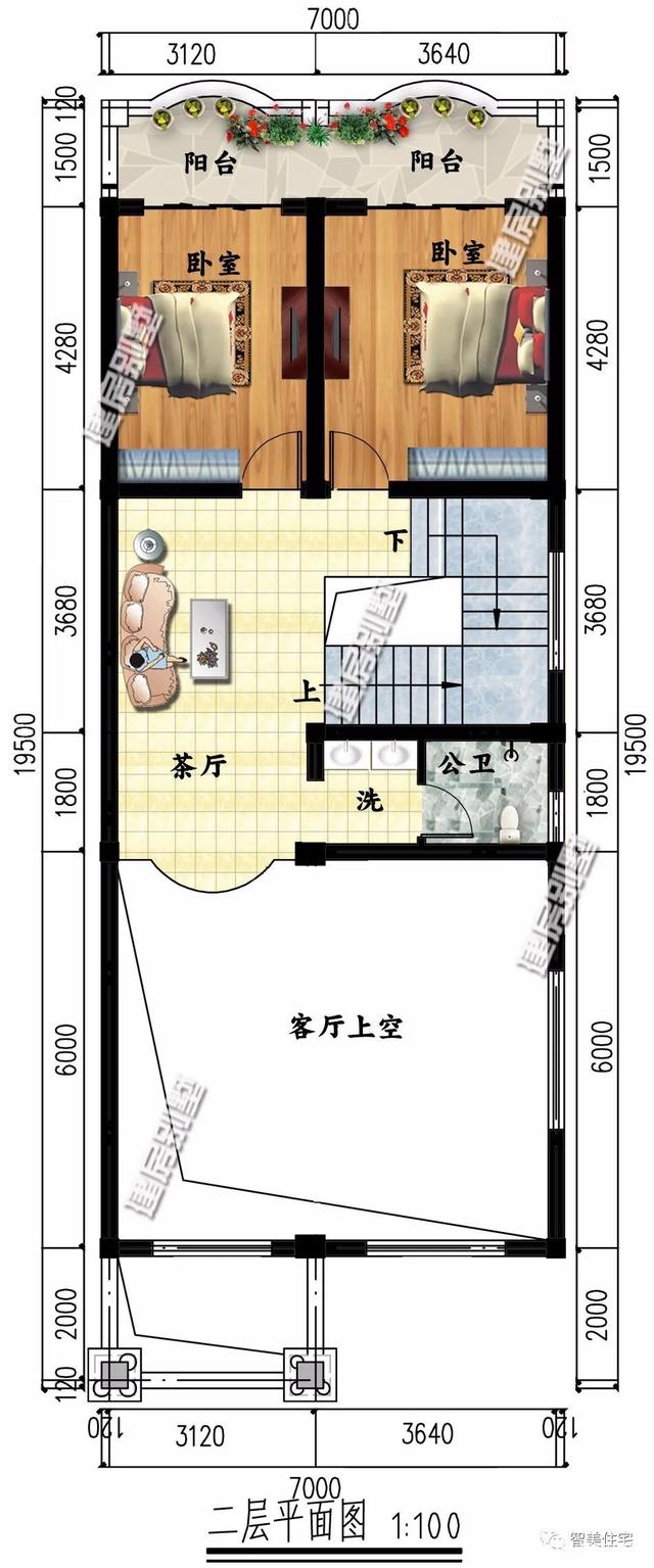 平頂的鄉村別墅 平頂的鄉村別墅