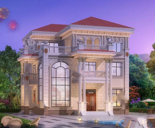 簡歐式農村自建別墅設計 簡歐式農村自建別墅設計