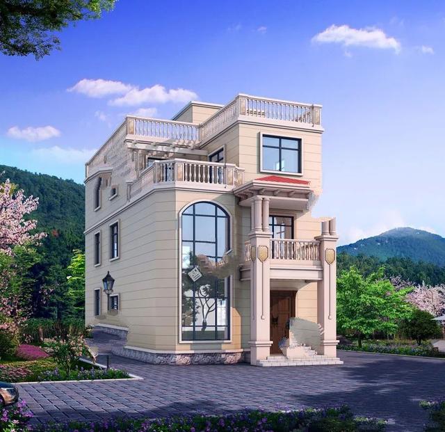 平屋頂設計的農村別墅 平屋頂設計的農村別墅
