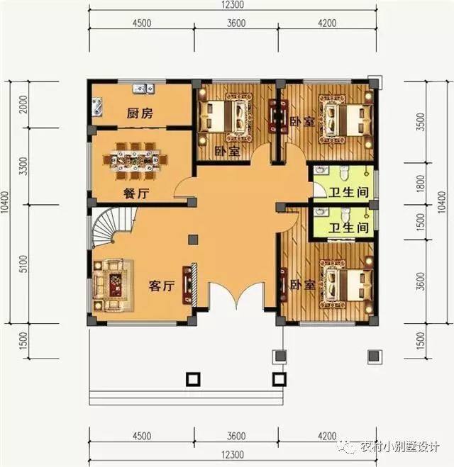 二層帶車庫的農(nóng)村別墅 二層帶車庫的農(nóng)村別墅