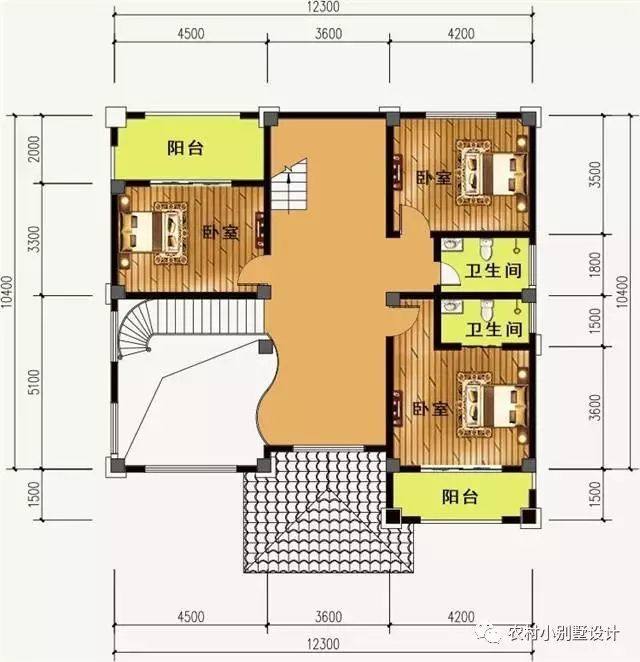 二層帶車庫的農(nóng)村別墅 二層帶車庫的農(nóng)村別墅