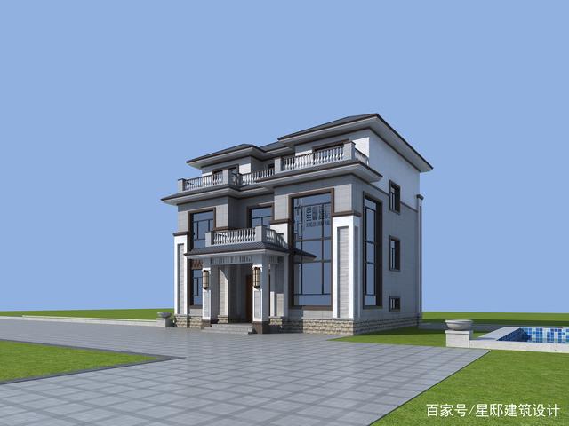 三層新中式別墅設(shè)計(jì) 三層新中式別墅設(shè)計(jì)