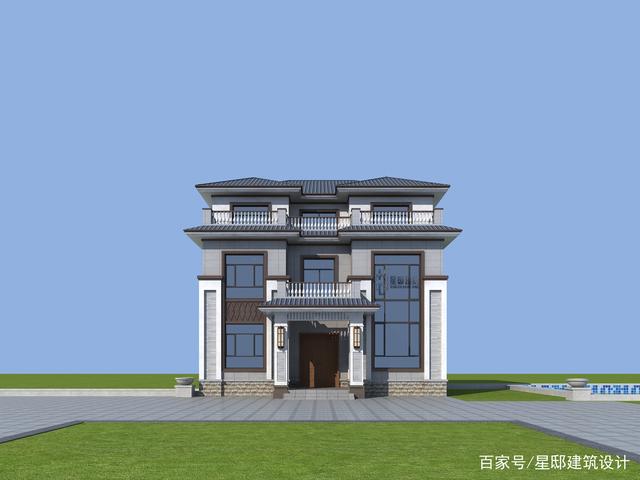 三層新中式別墅設(shè)計(jì) 三層新中式別墅設(shè)計(jì)