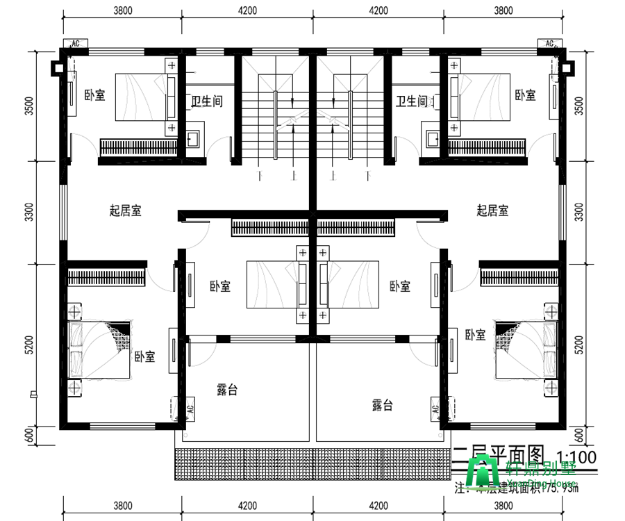 雙拼戶型 雙拼戶型