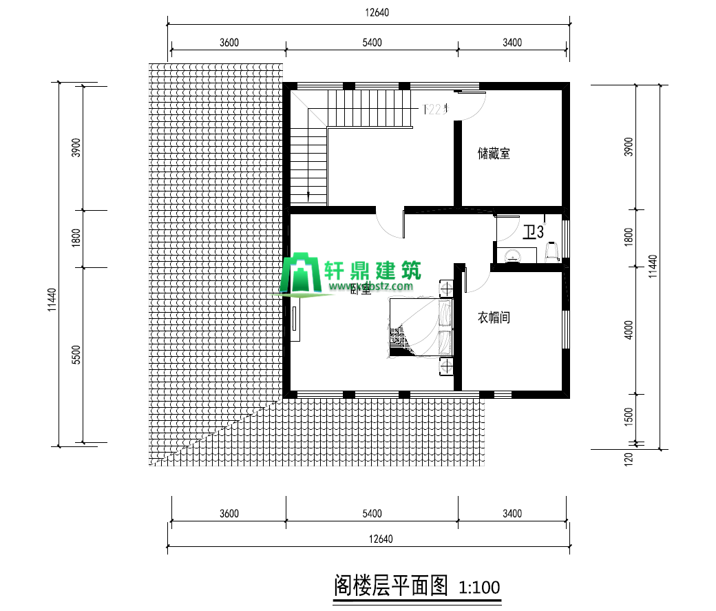閣樓平面圖 閣樓平面圖