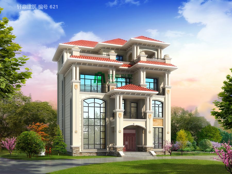 高端歐式四層自建別墅設(shè)計圖3.jpg 高端歐式四層自建別墅設(shè)計圖3.jpg