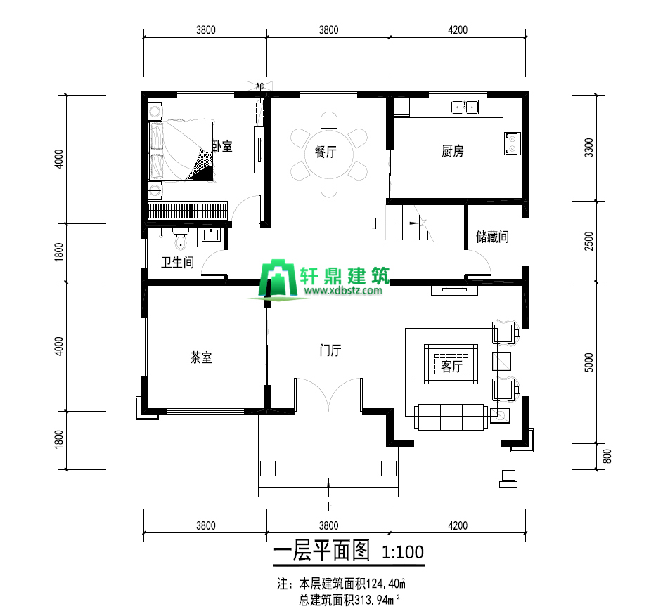 一層平面圖 一層平面圖