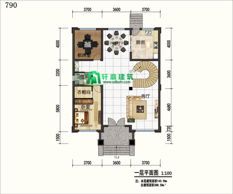 一層平面圖 一層平面圖
